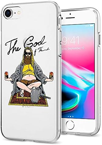 Fat Thor God of Thunder Super Hero Soft Silicone Protective Cover Case for iPhone X 7 8 6 6s Plus XS iPhone XR iPhone Xs MAX (iPhone 7 Plus iPhone 8 Plus)