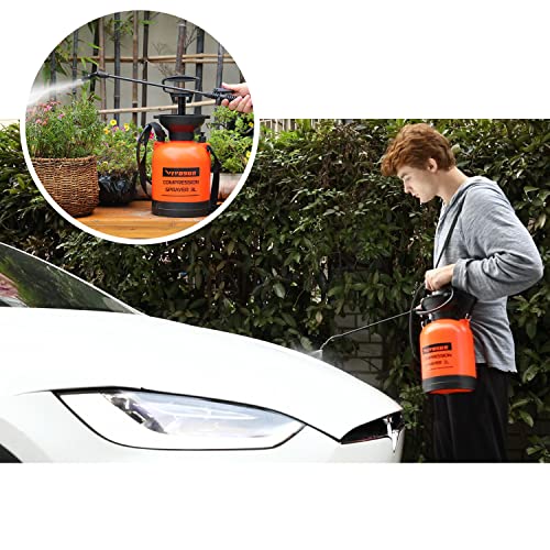 VIVOSUN 0.8Gallon Pump Pressure Sprayer, Pressurized Lawn & Garden Water Spray Bottle with