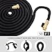 HBlife 50 ft Expandable Garden Water Hose with 8 Spray Pattern Nozzle, Hose Hanger & Storage Bag