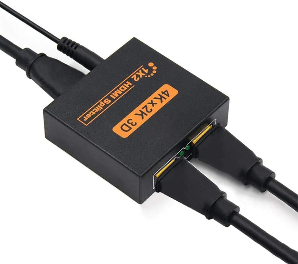 Répartiteur HDMI 1 Entrée 2 Sorties - Pour Écrans HDTV, Moniteurs, Projecteurs - Double Affichage