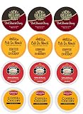 New Orleans Coffee & Chicory Sampler Single Serve Cups Variety Box, 12 Count