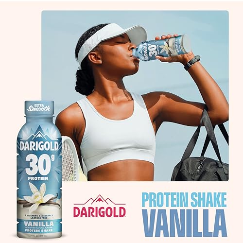 DARIGOLD READY TO DRINK VANILLA PROTEIN SHAKE, 30G PROTEIN- 14OZ BOTTLE