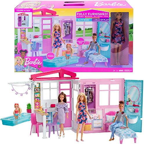 Barbie Doll And Dollhouse Portable Tiendamia Com