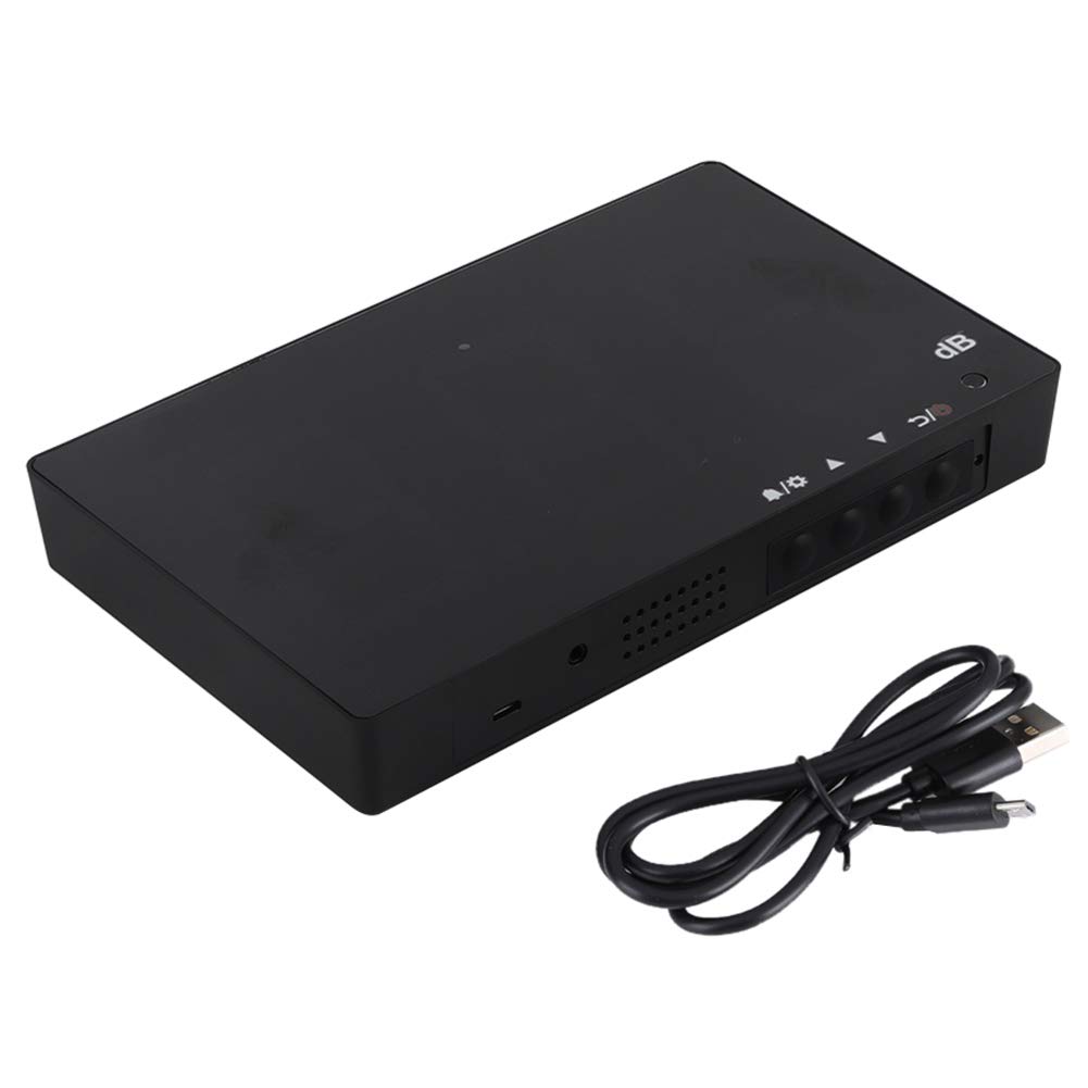 Akozon Sound Level Meter, Digital 9.6 Inch High Accuracy Decibel Meter 30~130dB, Real-time Noise Tester with Alarm Function for Families, Factories, Offices, etc.