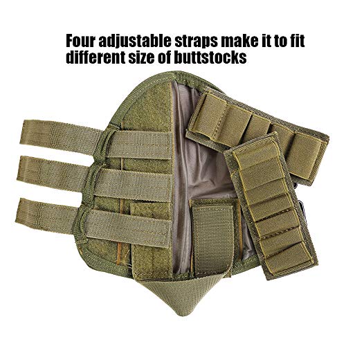 Arctogear Buttstock Ammo Holder Pouch Tactical Shell Holder for Shotgun Rifle Cheek Rest Pouch