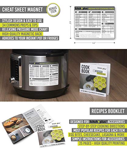 image for Instant Pot Accessories Set 10 pieces | by Kitchnplus | Fits Pressure 