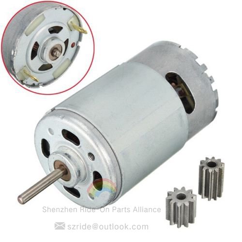 Universal 550 390 Electric Motor RS550 RS390 Motor Drive Engine Accessory for Kids Power Wheels RC Car Children Ride on Toys Replacement Parts (550 6V, 14000RPM)