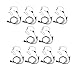 GoodQbuy 2 Pin PTT Mic Covert Acoustic Tube Earpiece Headset for Kenwood QUANSHENG TYT BAOFENG UV5R 666s 888S Retevis H-777 2 Way Radio Walkie Talkies (Pack of 10) primary