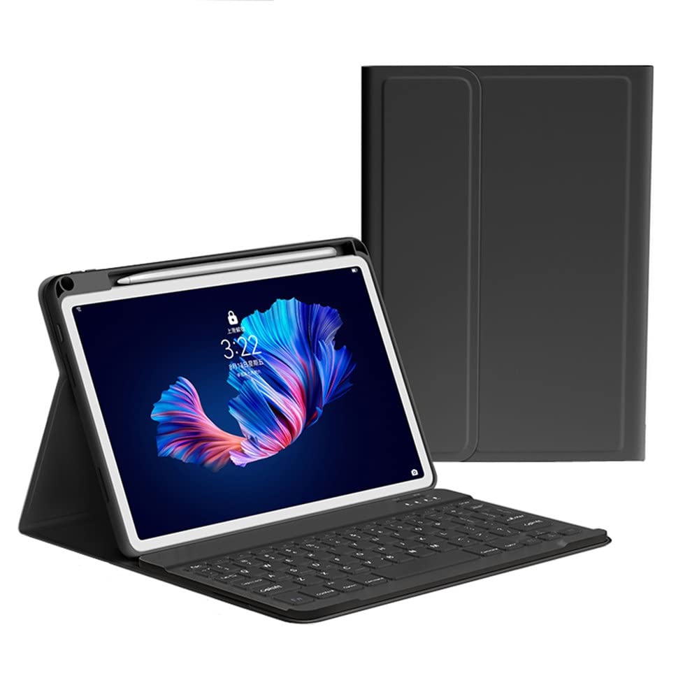 KMXDD Keyboard Case for iPad 8th 7th Generation 10.2 inch, Air 3rd Gen, iPad Pro 10.5 inch Case with Wireless Detachable Bluetooth Color Keyboard Cover (Black)