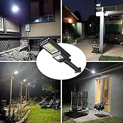 Engrepo Solar Lights Outdoor, 1000LM 156 LEDs Solar