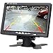 XINLUUD 7 inch Resolution 1024 x 600 Pixels Color TFT LCD Car Parking Assistance Monitors Support Rotating Screen and 2 AV Inputs Camera Monitor