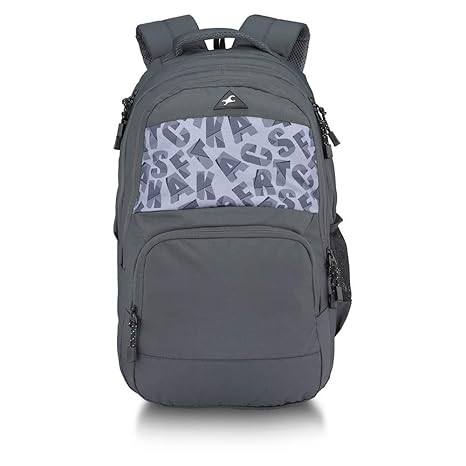 fastrack grey backpack
