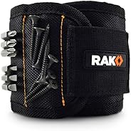 RAK Magnetic Wristband with Strong Magnets for Holding Screws, Nails, Drill Bits for DIY Handyman, Father/Dad,
