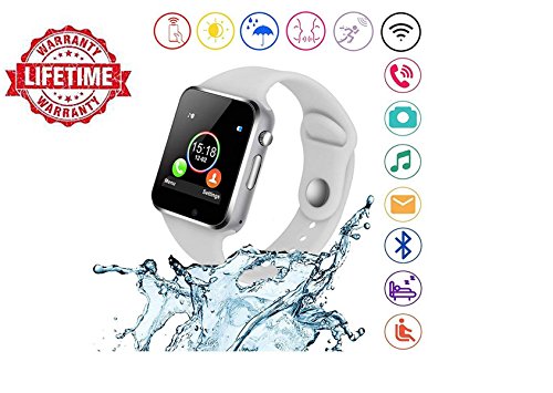 Smart watch android,HongTu Bluetooth Smart Watch TouchScreen with Camera Pedometer SIM TF Card Slot for LG Xia