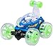 Top Race Remote Control Car Cyclone Twister RC Stunt Car with LED Lights and Music - BLUE- 49Mhz