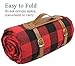 Picnic Blanket - Waterproof Extra Large 87'' X 67'' Portable Picnic Mat, Sandproof Beach Mat, Outdoor Rug for Camping, Red Checkered