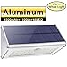 Solar Motion Sensor Lights Outdoor 46 Leds 1100lm 4500mAh Aluminum Alloy IP65 Waterproof Led Security Outdoor Lights for House Garden, Driveway, Yard, Deck
