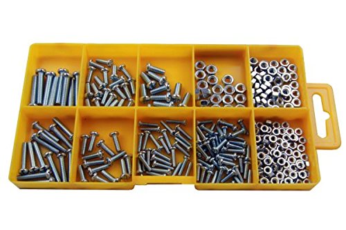 RESOLUT 275PC Assorted Metric Machine Screws & Nuts B2950