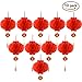 Coopay 10 Pack Chinese Red Lanterns Festival Decorations for New Year, Spring Festival, Wedding, Restaurant Decoration