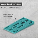 Wolfcraft Laminate Parquet Cork Laying Set 22 Pcs Spacing Guides Pulling Ledge view 4