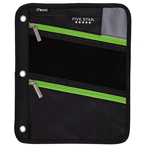 Five Star Zipper Pouch, Pencil Pouch, Pen Holder, Fits 3 Ring Binders