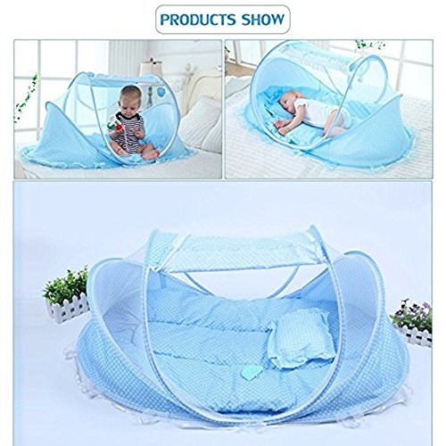 Bebe Puericulture Moustiquaires Laat Tente Nomade Tente De Voyage Avec Moustiquaire Pour Bebe Protection Contre Les Insectes Berceau Pour Tente De Plage Pour Enfant 1
