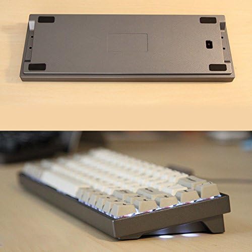 Tada68 Mechanical Keyboard Anode Aluminum case Silver/red/Black/Gray/Blue (Grey)