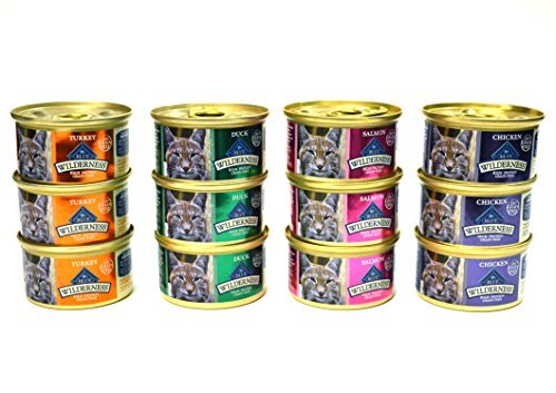 Blue Buffalo Wilderness Grain-Free Variety Pack Cat Food - 4 Flavors (Salmon, Duck, Turkey, and Chic - //medicalbooks.filipinodoctors.org