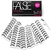 Eliace 50 Pairs Styles Lashes Handmade False Eyelashes Set Professional Eyelashes Pack,10 Pairs Eyes Lashes Each Style,Very Natural Soft and Comfortable,With Free Eyelash Tweezers primary