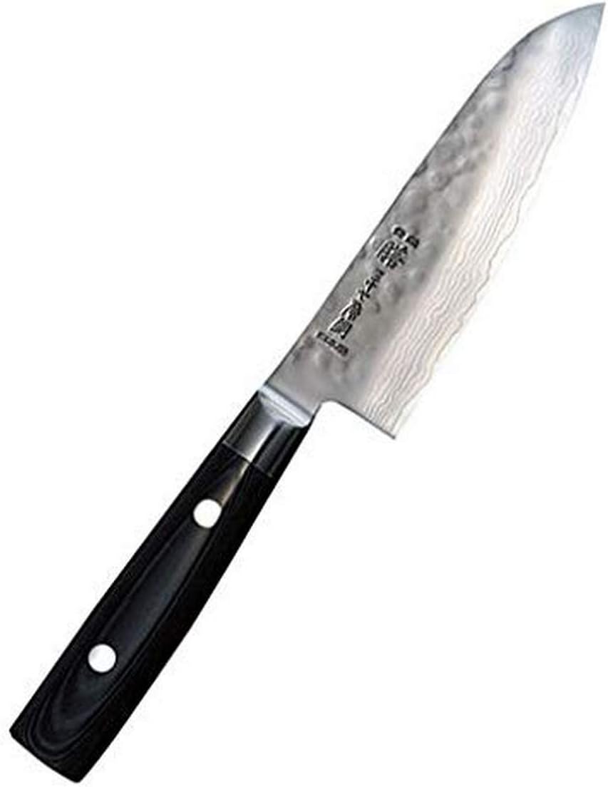 Yaxell Japanese Kitchen Knife with 37 Layers of Steel-165mm Santoku Zen