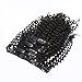 Lacerhair Kinky Curly Clip in Human Remy Hair Extensions Brazilian Kinky Coily Curly Clips Hair Extensions 4A 4B 8A Virgin Thick Natural Black Color Clip on For Black Women (16 inch, Kinky Curly 4A)
