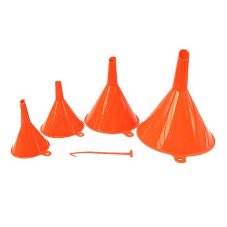 4x Chytaii Funnel Set Plastic Kitchen Funnels For Oil Lab Gadgets