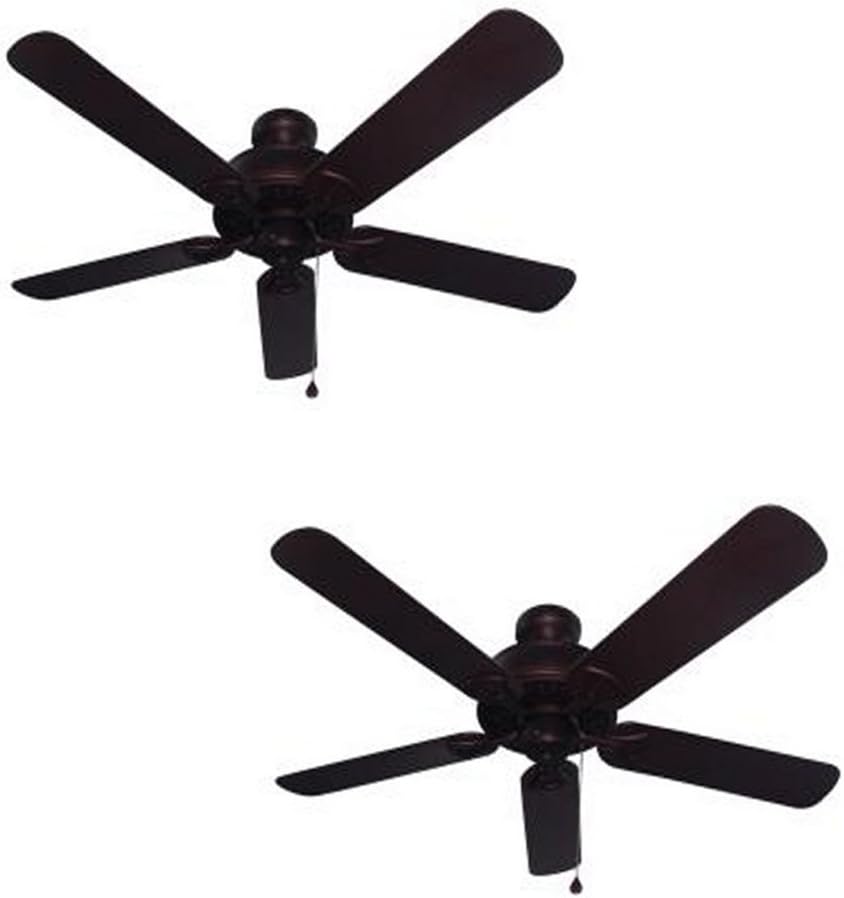 Set Of 2 Harbor Breeze Calera 52 In Aged Bronze Outdoor Downrod Or