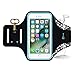 Sport Armband, Yomole Sweatproof Running Exercise Fitness Cell Phone Sportband Bag with Fingerprint Touch & Key Holder & Card Slot for iPhone 7, 7 Plus 6 Plus Samsung Galaxy S8 S7 Edge Note LG (Black)