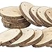 CEWOR Natural Wood Slices 68pcs 1.6-2 Inches Crafts Christmas Ornaments Craft Wood kit Unfinished Predrilled Wooden Circles for Christmas DIY Arts Rustic Wedding Decoration