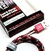 Mobile Undead [Apple MFi Certified] Lightning to USB-A Braided Cable, 5 Feet for iPhone 14/13/12/11 Pro Pro Max Plus Mini XS XS Max XR X 8 8 Plus 7 7 Plus iPad Pro Air Mini iPod (Vampire)