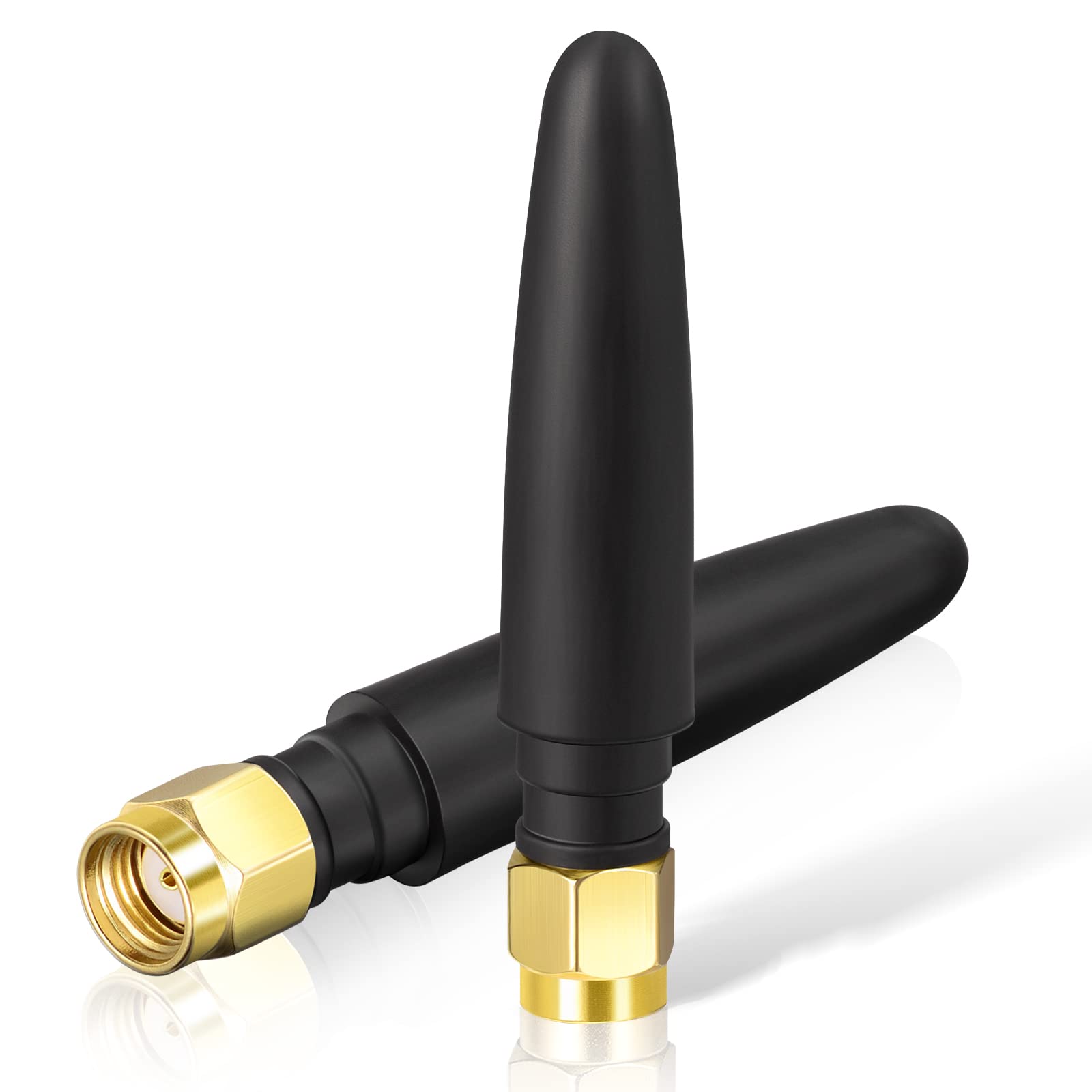 Eightwood Mini WiFi Antenna 2.4G 5G 5.8G Lightweight Omnidirectional Antenna for Router, Computer, USB Adapter, FPV, Wireless Backup Camera