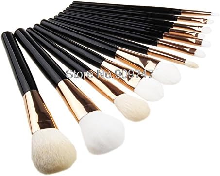 Ascentan(TM)12Pcs Blending Makeup Brush Kit Professional Cosmetic Goat Hair Brush Set Make up Brushes Tools beauty brush