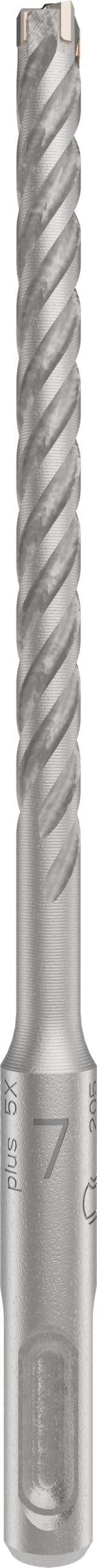 Bosch 1x PRO SDS plus-5X Hammer Drill Bit (for Reinforced concrete, Concrete, Ø 7,00 mm, Professional Accessory Rotary Hammer Drill)