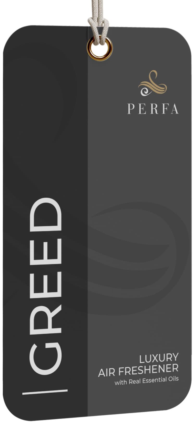 Photo 1 of Greed Disposable Card Freshener for Men | Car Scents Air Freshener with Greed Fragrance | Strong Car Perfume Air Freshener with Odour Eliminating Technology | Greed by Perfa