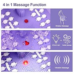 BLOOGOO Foot Bath Spa with Heat and Massage and
