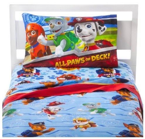 1 X Paw Patrol Twin Comforter and Sheet Set - ToysGeeks