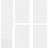 30pcs Wall Plate Insulation Gaskets, Wall Gasket Replacement Outlet Insulation Pads Socket Foam Insert Light Switch Insulatio