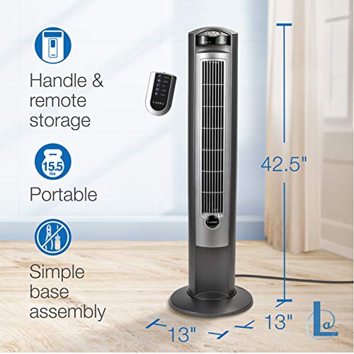 lasko 42.5 oscillating tower fan