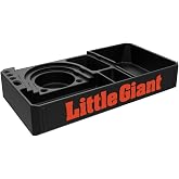 Little Giant Articulating Ladder Tool Tray Accessory, 15047-002 | Articulating Ladder Accessory, Plastic, Magnetic Fastener Tray, Drill Compartment, Friction-Lock Can Holders