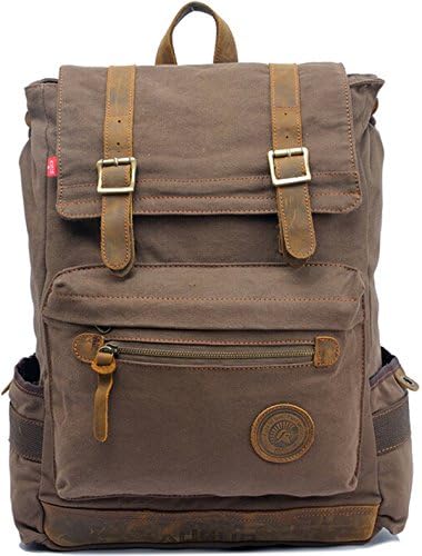 Genda 2Archer New Fashion Canvas Travel Rucksack Laptop Backpack School Book Bag fo