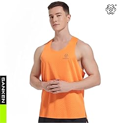 Sanken Men's Seamless Running Tank Tops Ultra
