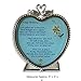 in Loving Memory Heart Candle Holder - God Called Me to Heaven Swans and Floral Design Memorial Gift Measures 3