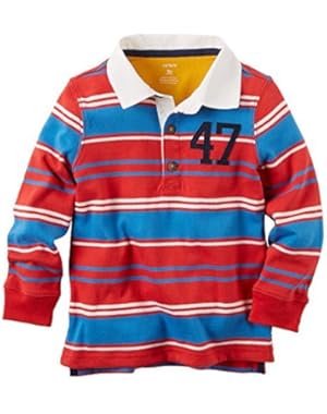 Carter's Baby Boys' Striped Jersey Rugby Polo - 9 Months