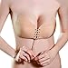 WELOVE Invisible Bra Strapless Backless Self Adhesive Silicone Push-up Bras for Women Nude B